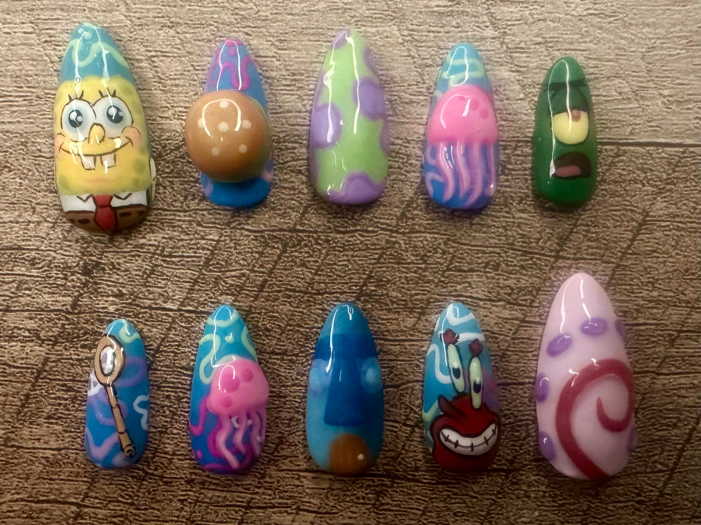 𐙚 ‧₊˚ ⋅ Spongebob Squarepants / Long Almond